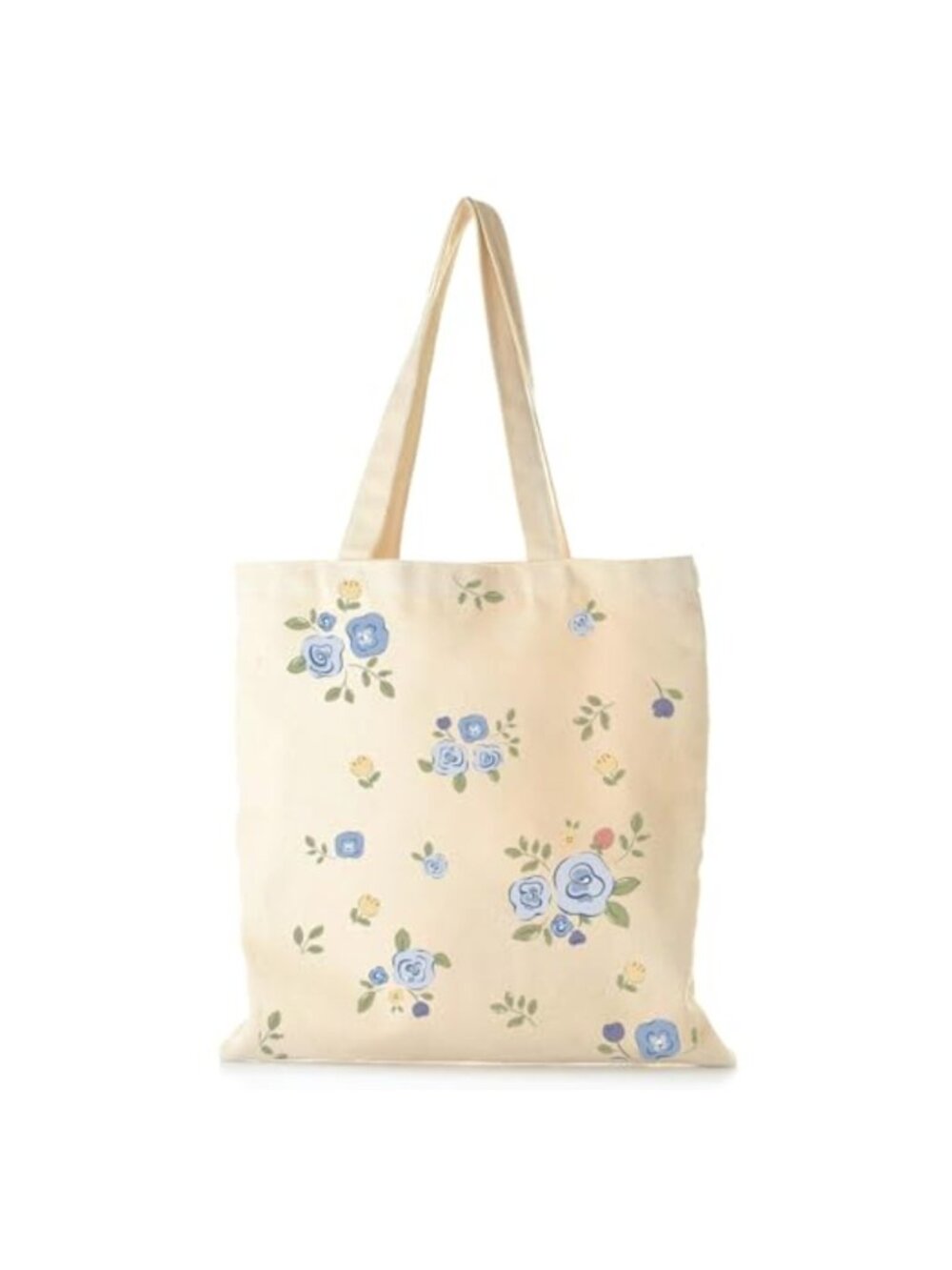 Cotton Canvas Tote Bag Reusable 16x14 Grocery Shopping Bag